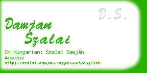 damjan szalai business card